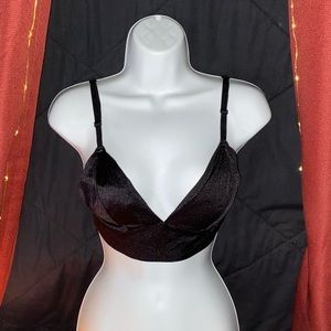 Deep v neck bralette